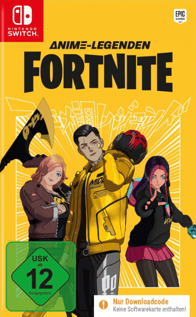 Fortnite: Graphic Legends box art for Nintendo Switch